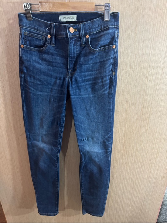Madewell Denim - Madewell Dark Wash High Rise Skinny Denim Jeans Size 25